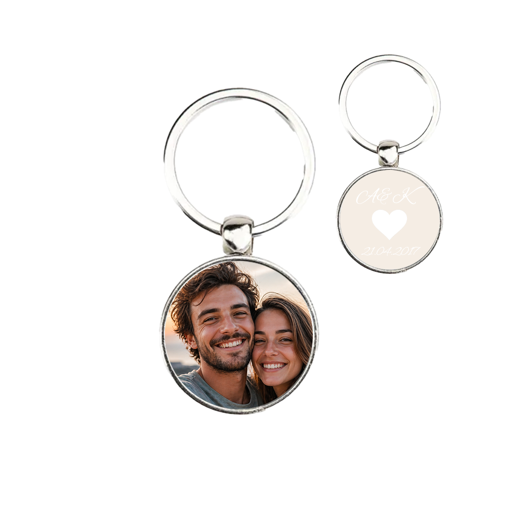 Personalisierter Schlüsselanhänger mit Foto