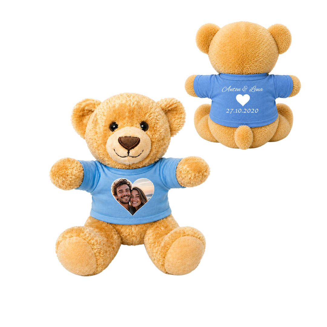 Personalized Teddy Bear with Photo T-Shirt