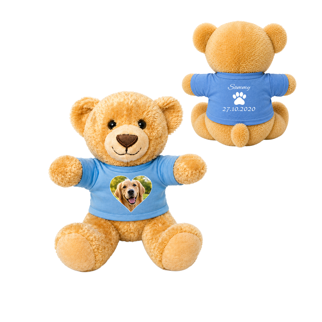 Personalized Teddy Bear with Photo T-Shirt