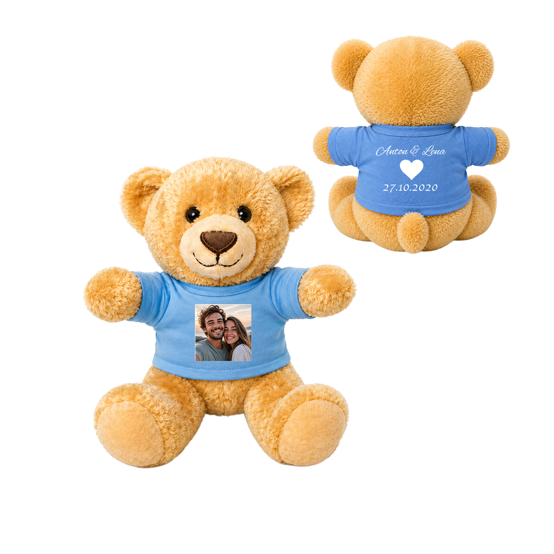 Personalized Teddy Bear with Photo T-Shirt