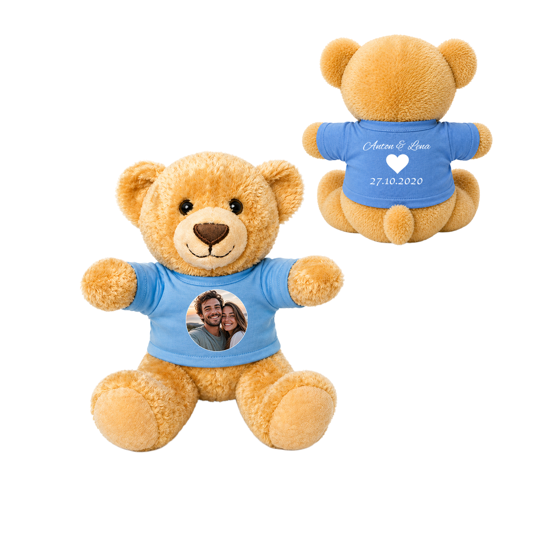 Personalized Teddy Bear with Photo T-Shirt