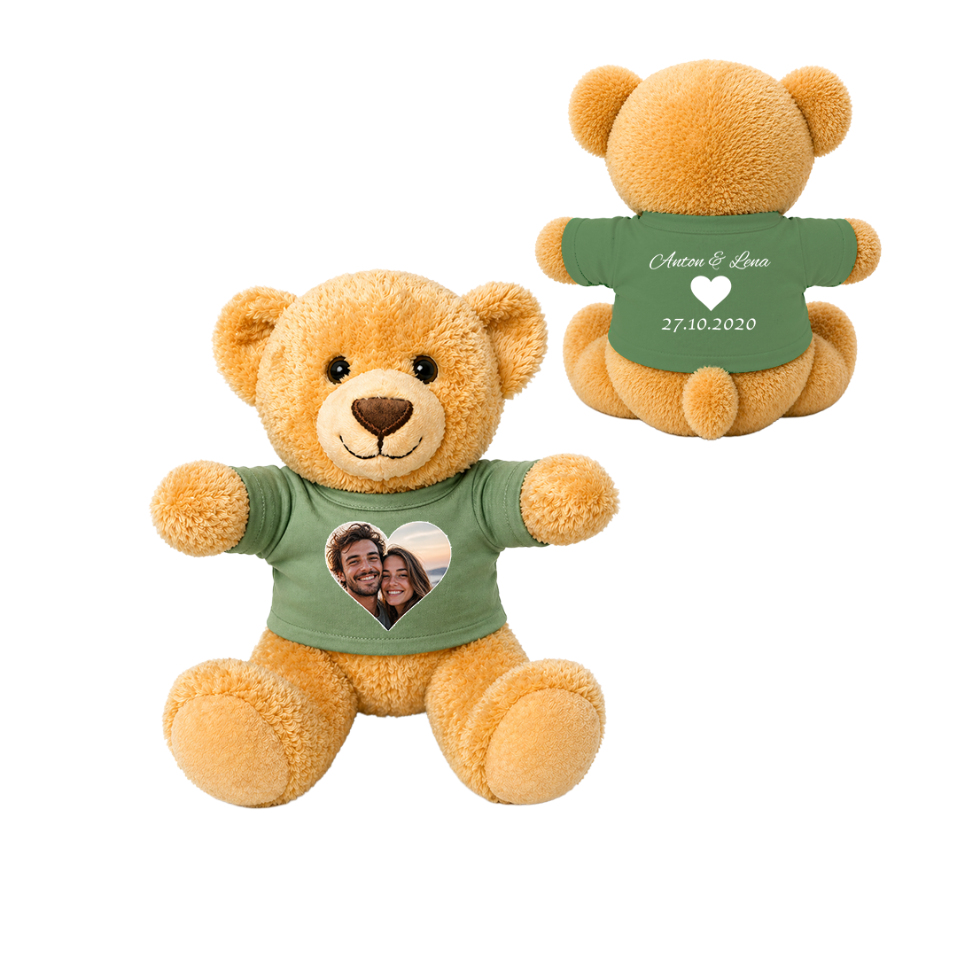 Personalized Teddy Bear with Photo T-Shirt
