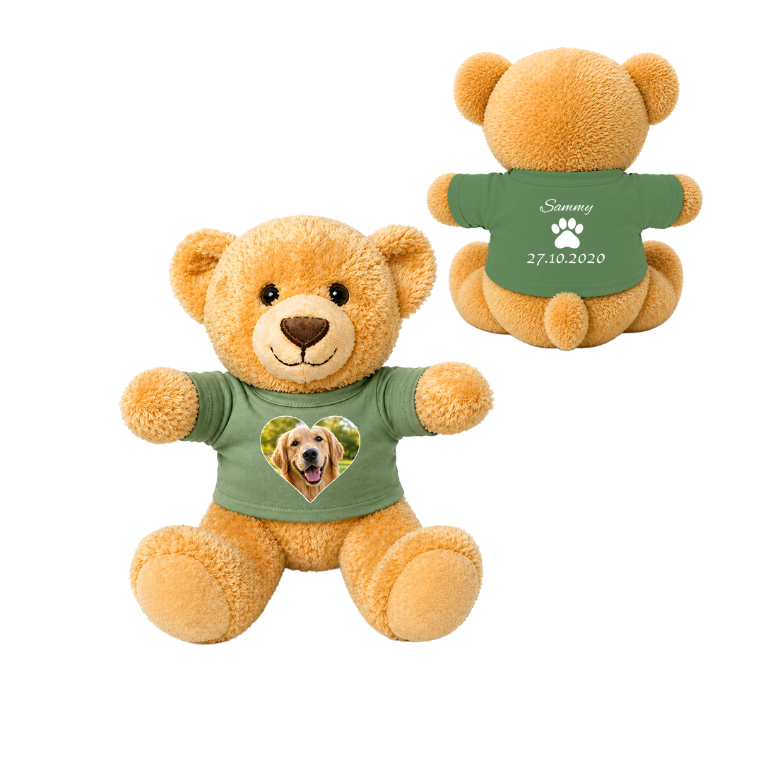 Personalized Teddy Bear with Photo T-Shirt