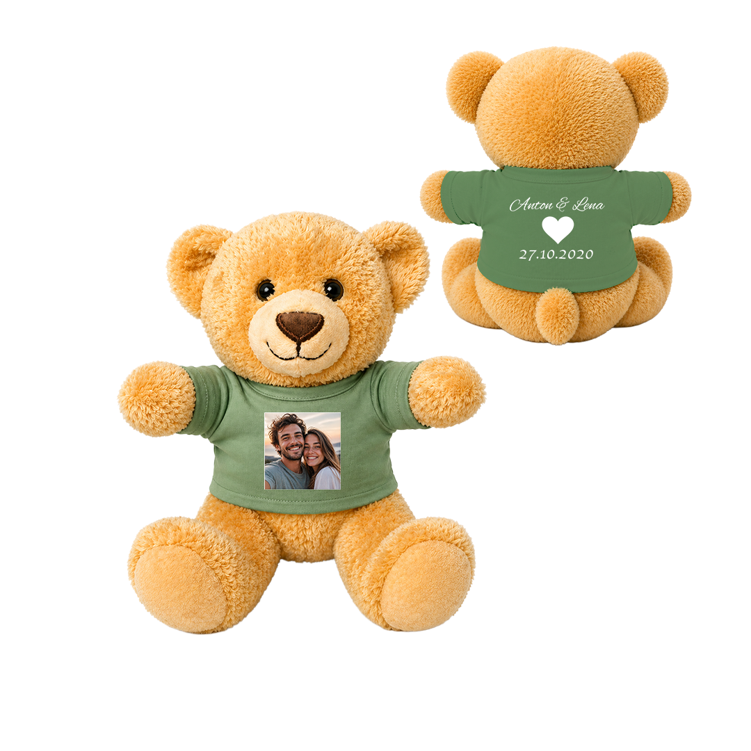 Personalized Teddy Bear with Photo T-Shirt