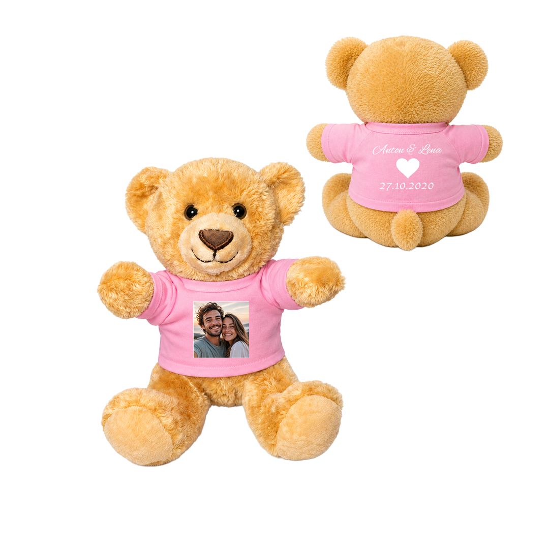 Personalized Teddy Bear with Photo T-Shirt
