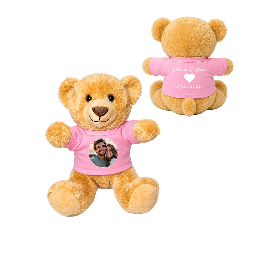 Personalized Teddy Bear with Photo T-Shirt
