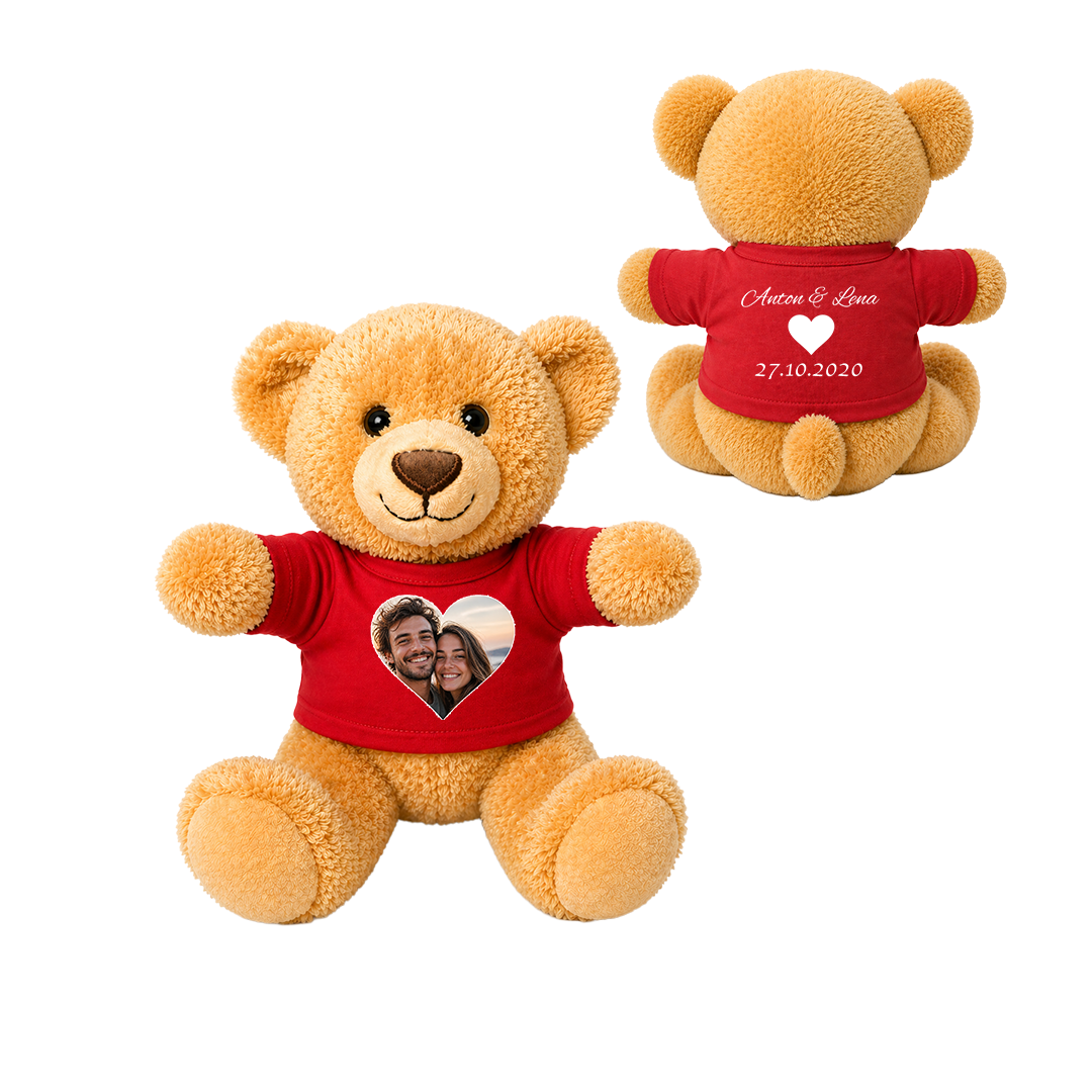 Personalized Teddy Bear with Photo T-Shirt