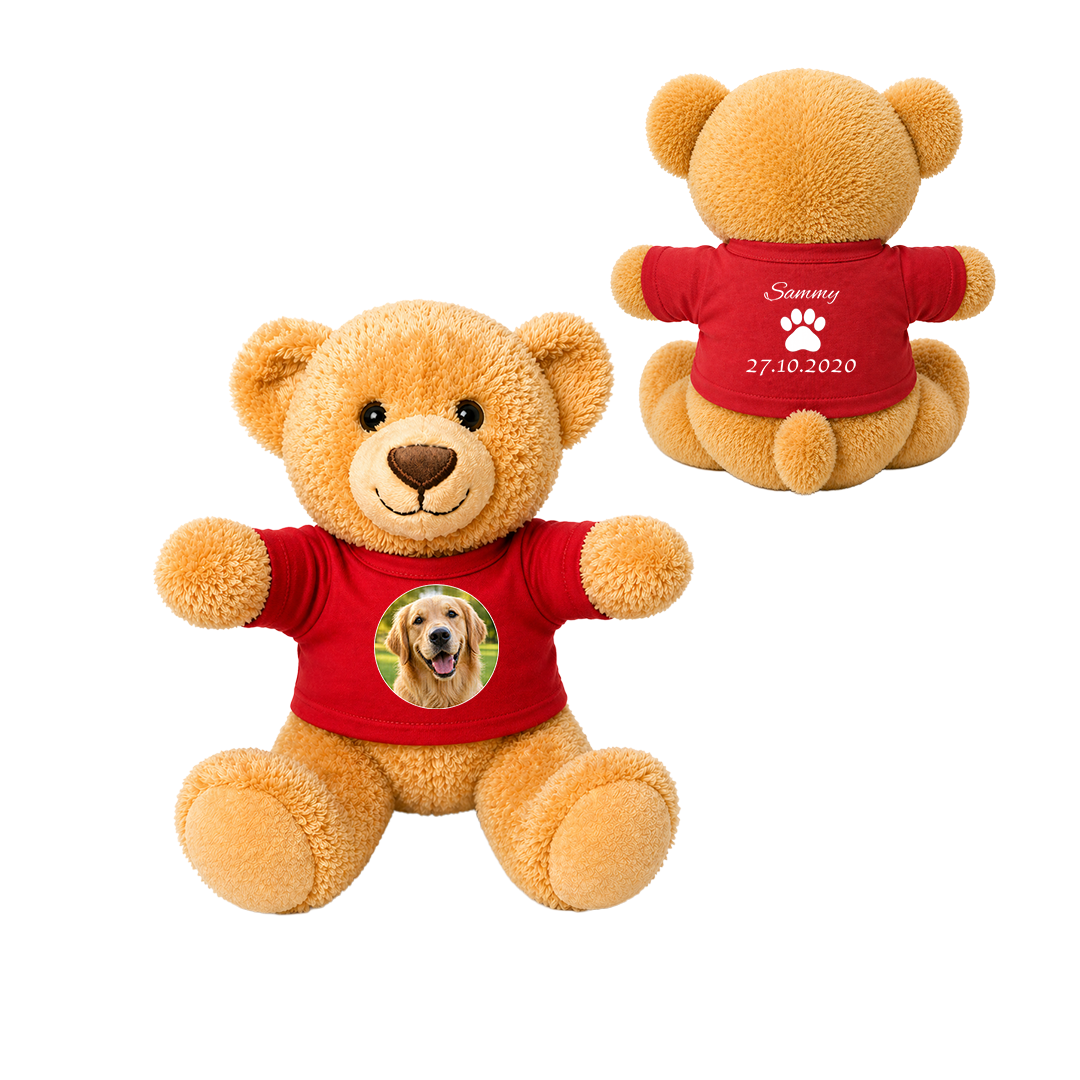 Personalized Teddy Bear with Photo T-Shirt