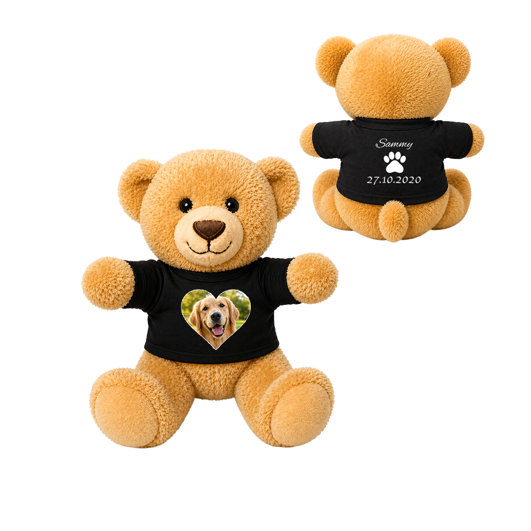 Personalized Teddy Bear with Photo T-Shirt