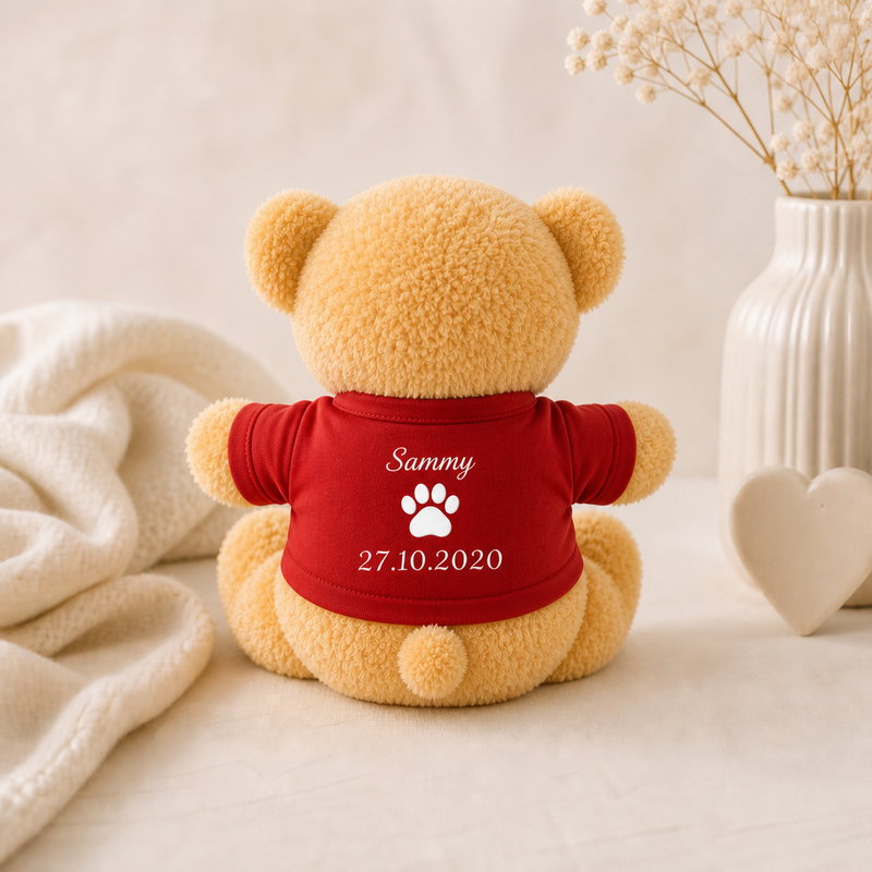 Personalisierter Teddy mit Wunschname Für Hund