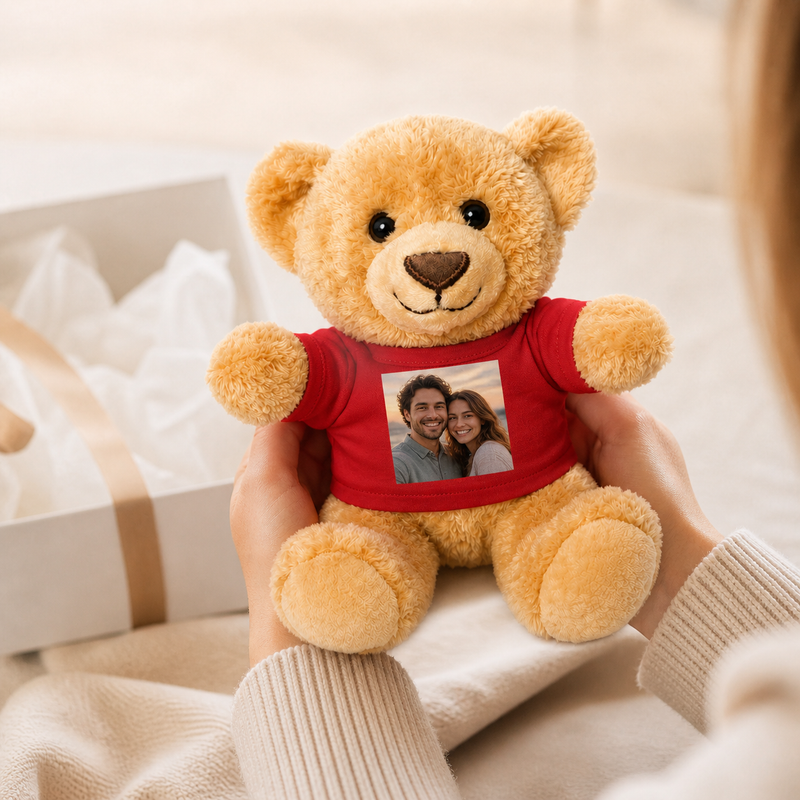 Teddy mit Foto personalisiert