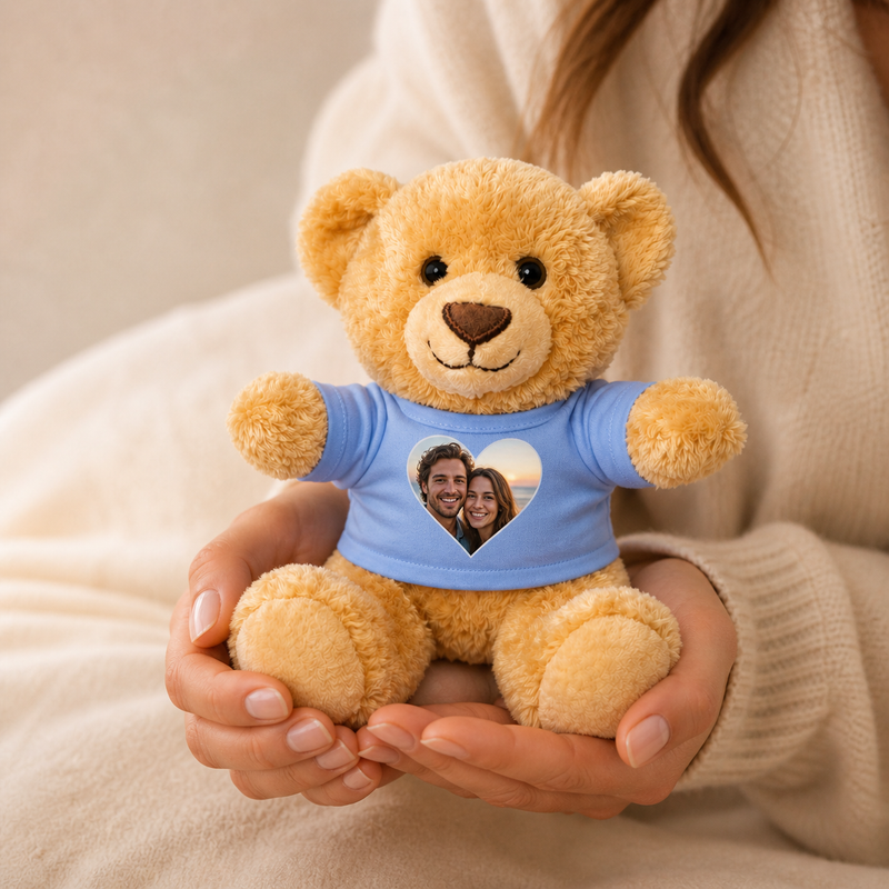 Personalisierter Teddy mit Foto von Key2Love